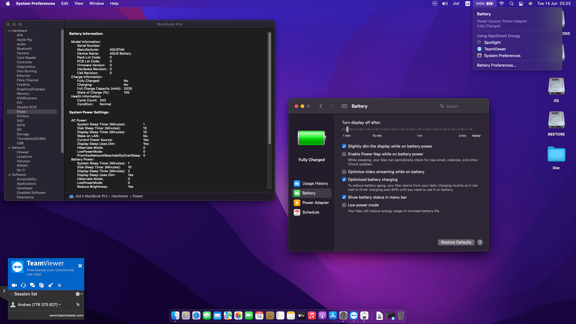 Asus ROG Strix G15 G512LI I565B6T [CometLake   Intel UHD 10Th Gen + I2C]   OpenCore 7